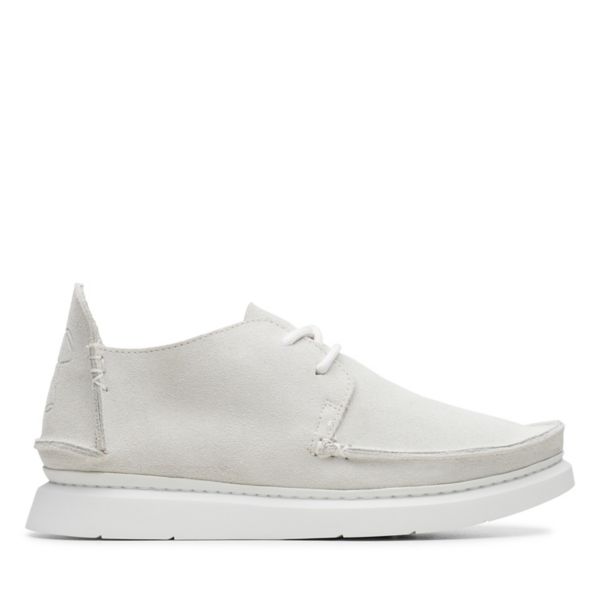 Clarks Womens Seven Flat Shoes White | CA-6304578
